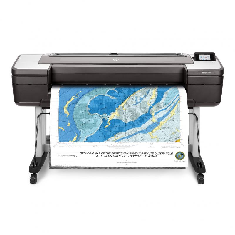 HP DesignJet T1700dr 44-in PostScript Printer (1VD88A)