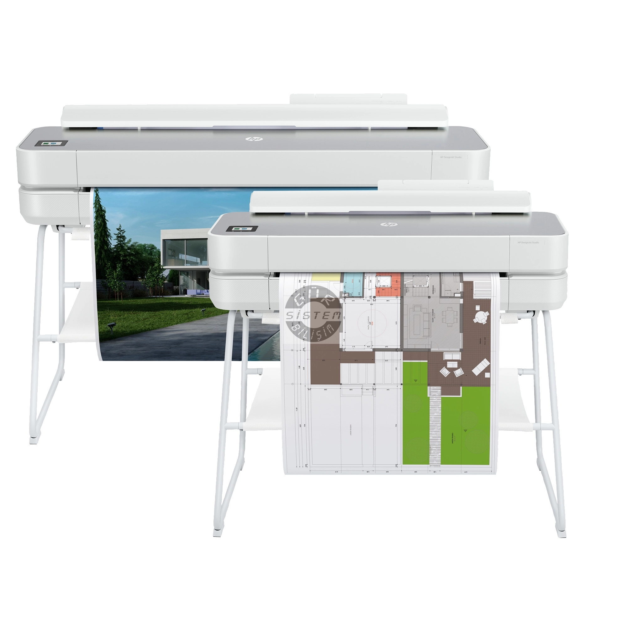 HP DesignJet Studio Steel 36-in Printer (5HB14C)