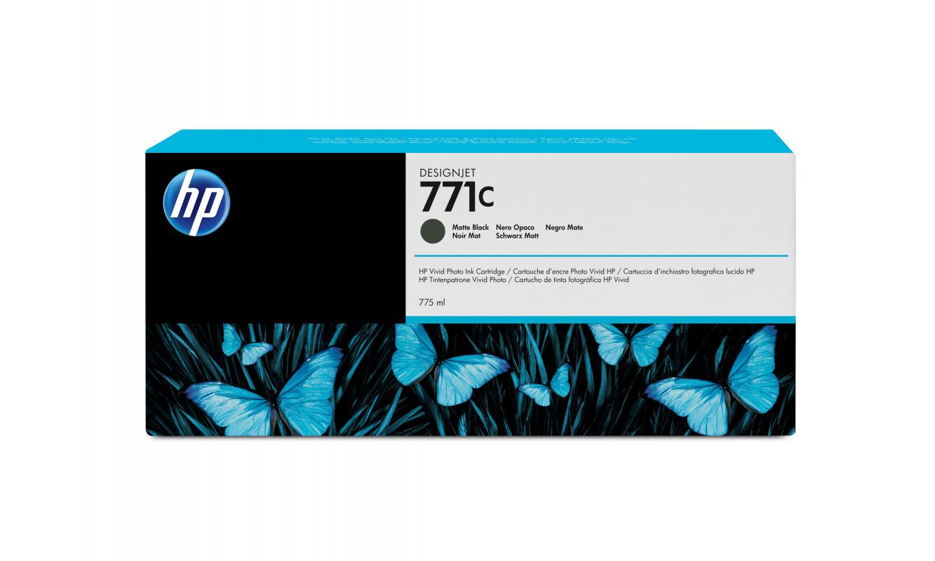 HP 771 MATTE BLACK KARTUŞ / 775 ml (B6Y07A)