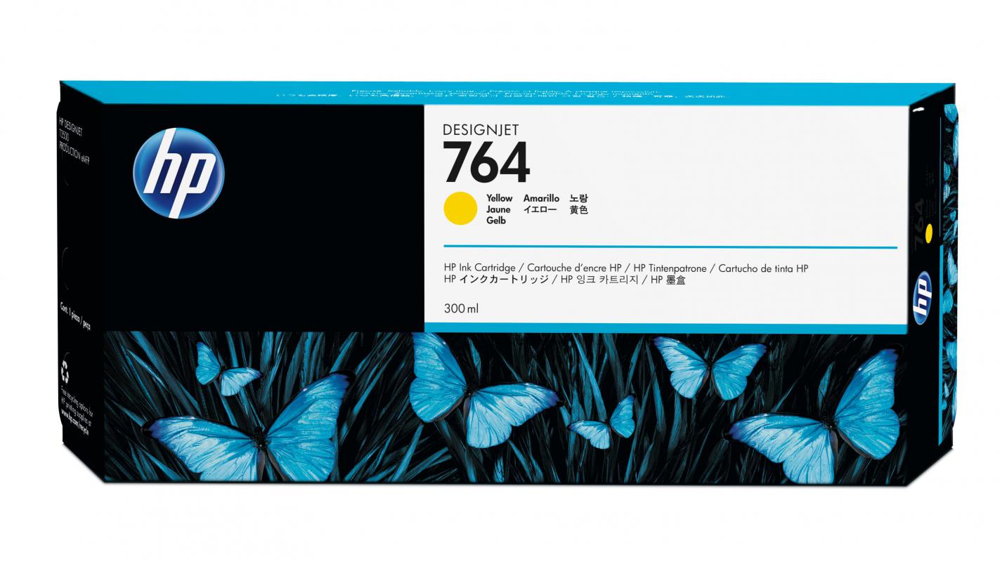 HP 764 YELLOW KARTUŞ / 300 ml (C1Q15A)