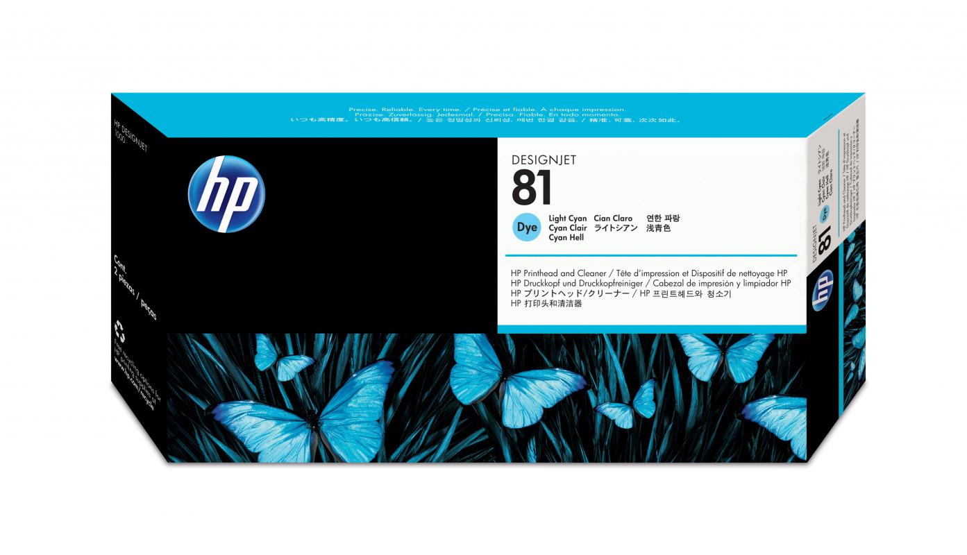 HP 81 LIGHT CYAN BASKI KAFASI