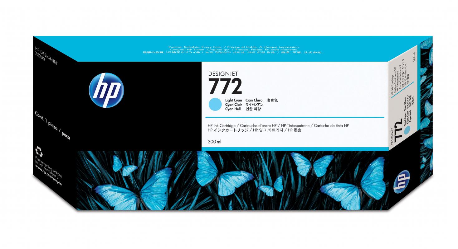 HP 772 LIGHT CYAN KARTUŞ / 300 ml (CN632A)