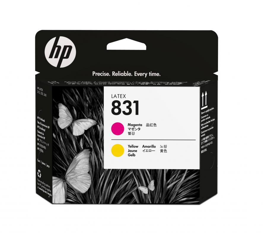 HP 831 YELLOW and MAGENTA BASKI KAFASI (CZ678A)