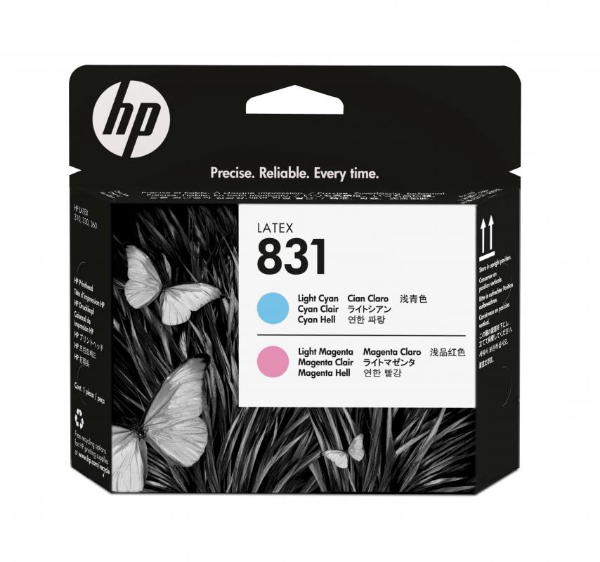 HP 831 LIGHT MAGENTA and LIGHT CYAN BASKI KAFASI (CZ679A)