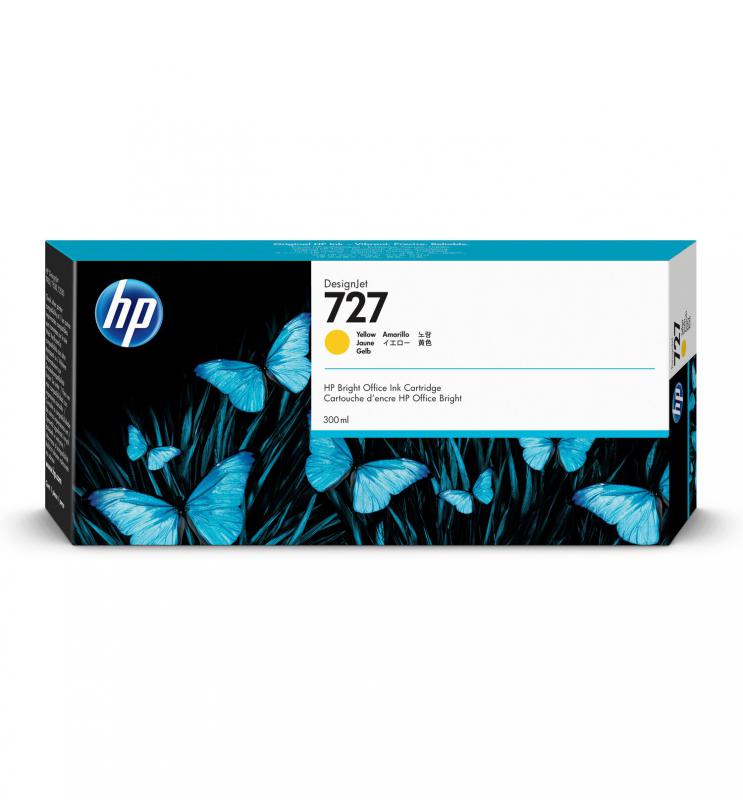 HP 727 YELLOW KARTUŞ / 300 ml (F9J78A)