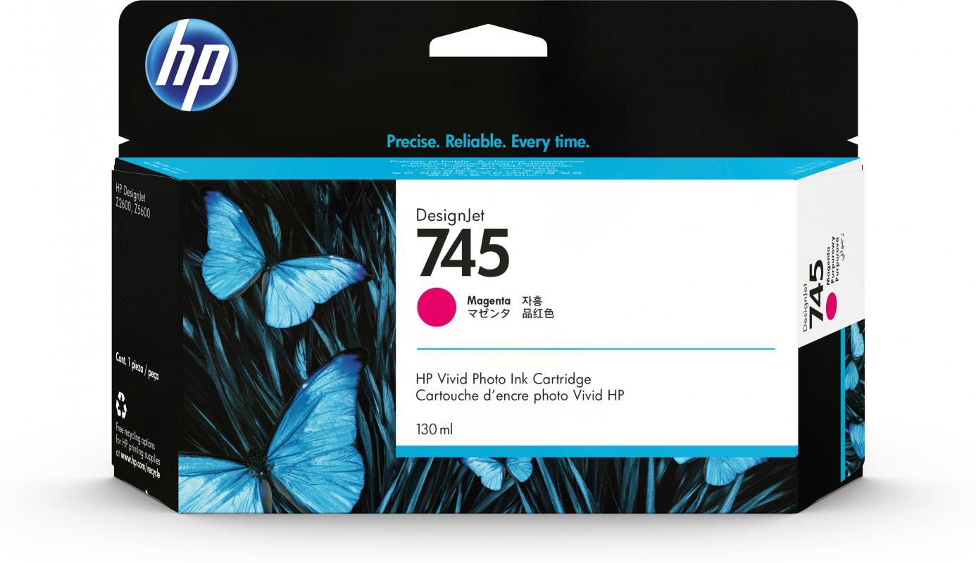 HP 745 MAGENTA KARTUŞ / 130 ml (F9J95A)