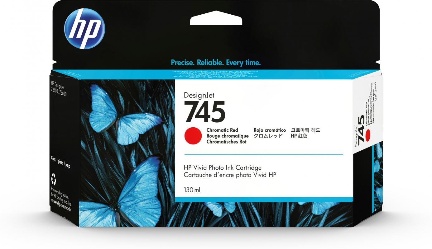 HP 745 CROMATİC RED KARTUŞ / 130 ml (F9K00A)