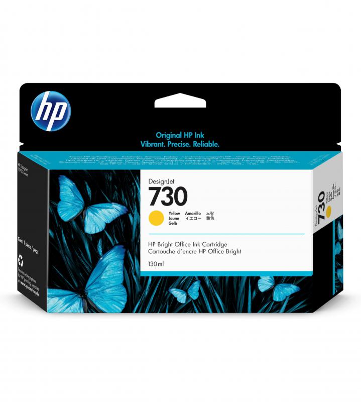 HP 730 YELLOW KARTUŞ / 130 ml (P2V64A)