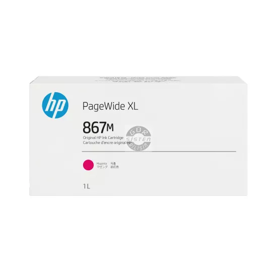 HP 867M 1 Litre Macenta PageWide XL Mürekkep Kartuşu (3ED95A) | Gür Sistem