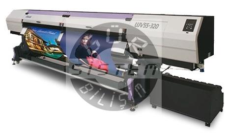 Mimaki UJV55-320 3.2 m UV LED Rulodan Ruloya Baskı Makinesi | Gür Sistem